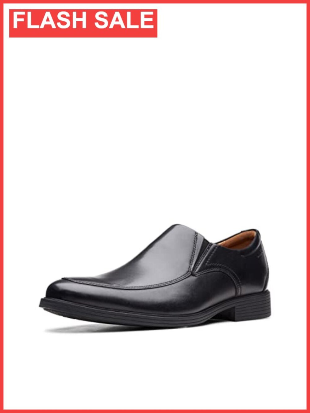 Clarks Whiddon Step Leather Loafers OrthoLite Cushion Business Casual Slip On